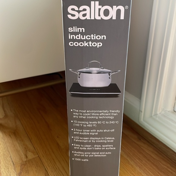 NEW Salton Slim Induction Cooktop Energy Efficient New in Box - Picture 2 of 5